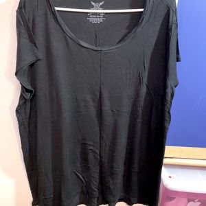 Black loose fit top